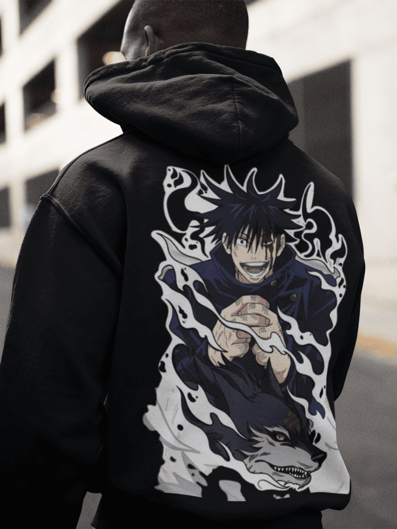 Megumi Fushiguro Black Premium Hoodie – SnazzyTrend